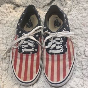 Vans American Flag Men’s Shoes Size 10
